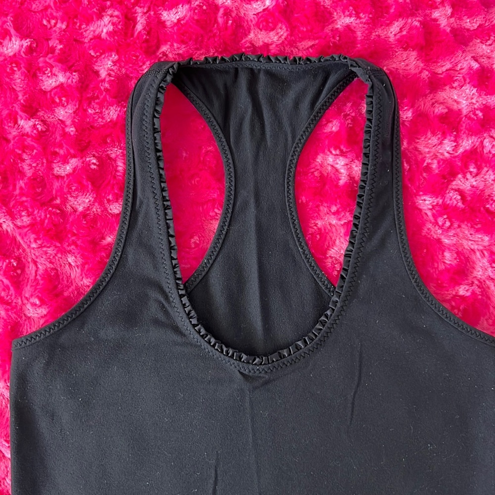 Black lululemon racer back tank